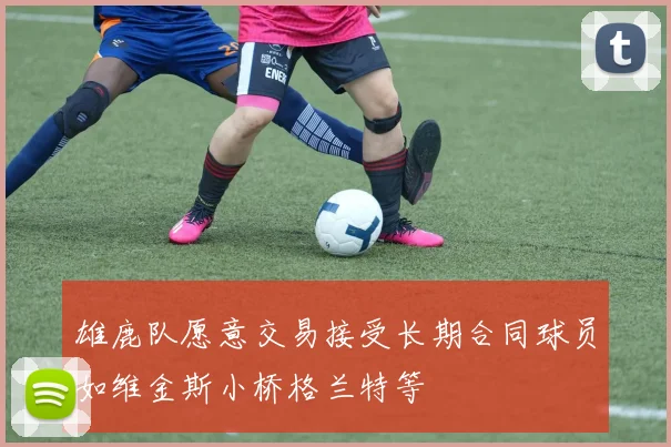 雄鹿队愿意交易接受长期合同球员如维金斯小桥格兰特等
